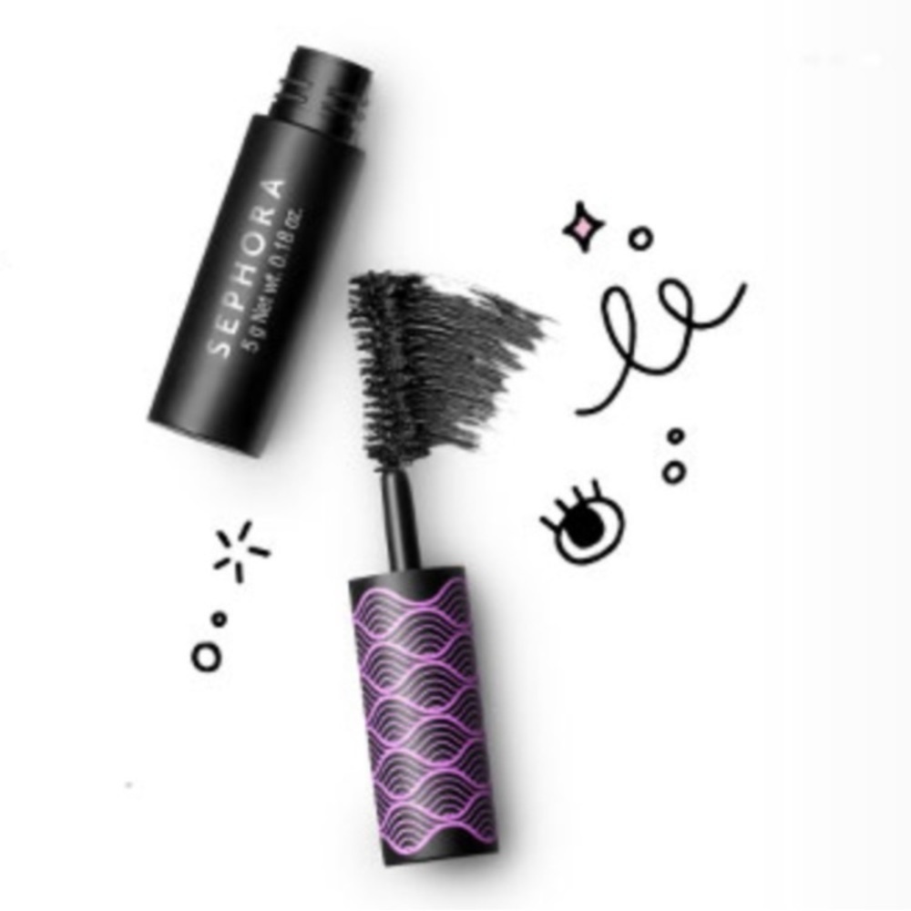 🦋6/$25 Sephora Lash Craft Black Mascara New TravelSz - Picture 2 of 3